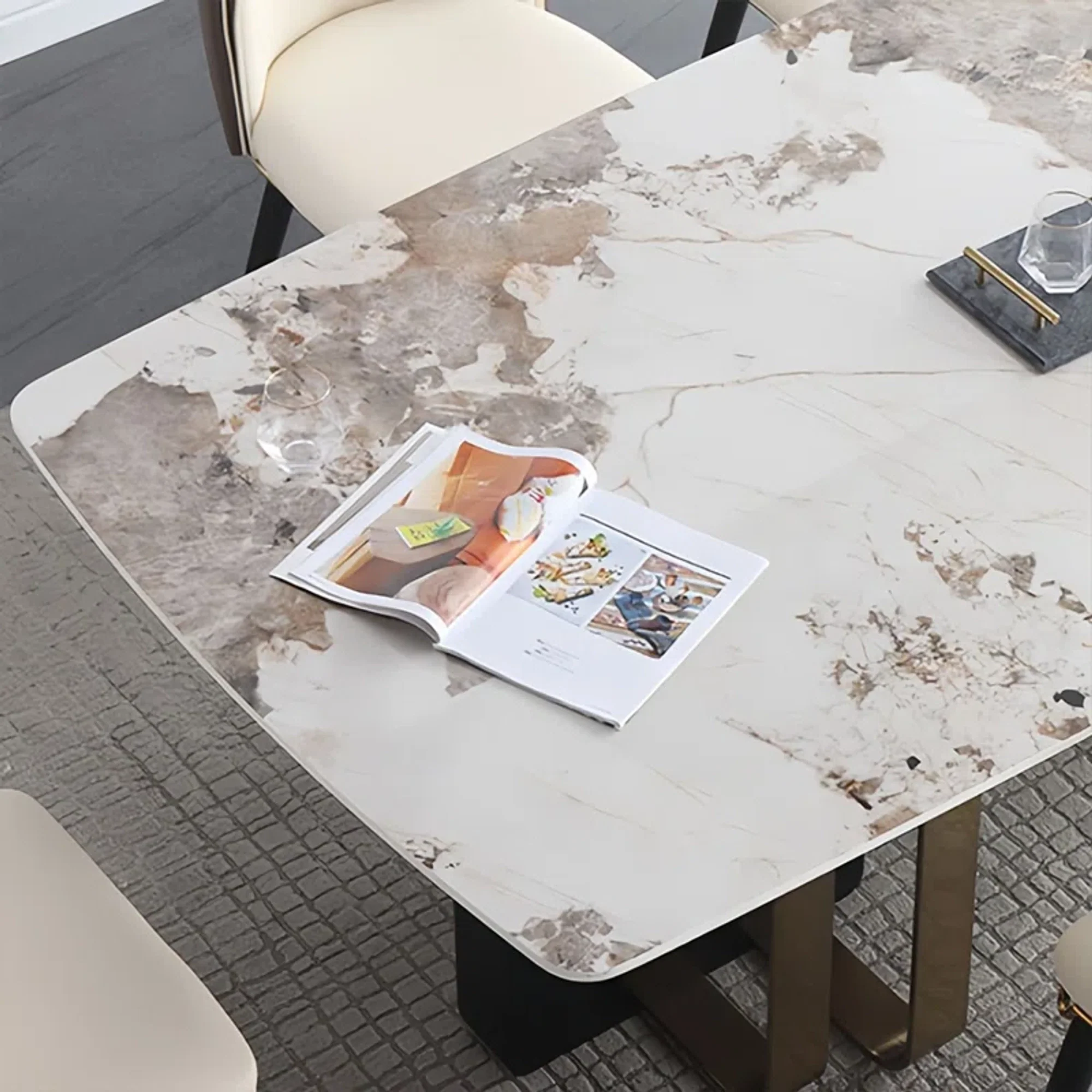 Aurean Panel Dining Table - Image 4