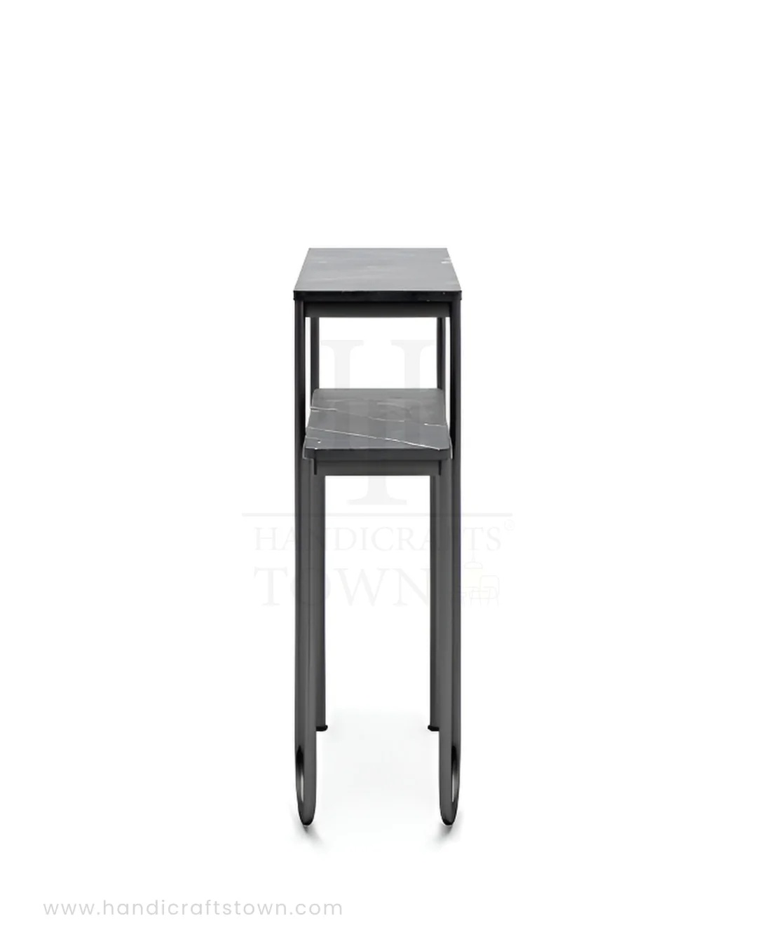 Black Crest Console Table - Image 3