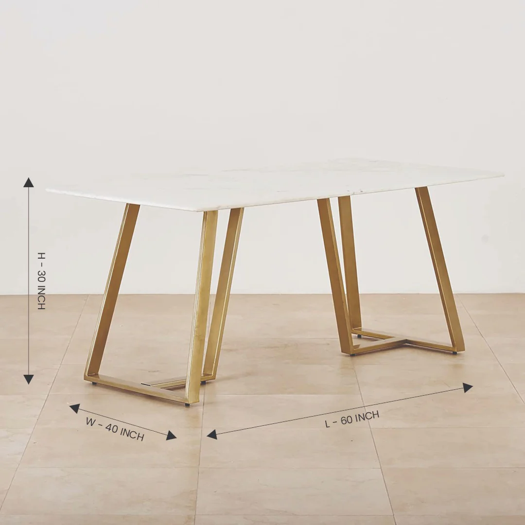 Convivial Metal Dining Table - Image 6