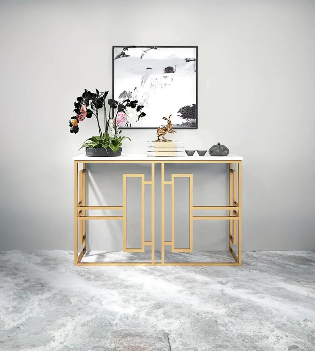 Eleganza Metal Console Table - Image 3