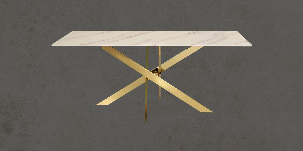 Embolden Metal Dining Table set with chairs - Image 3