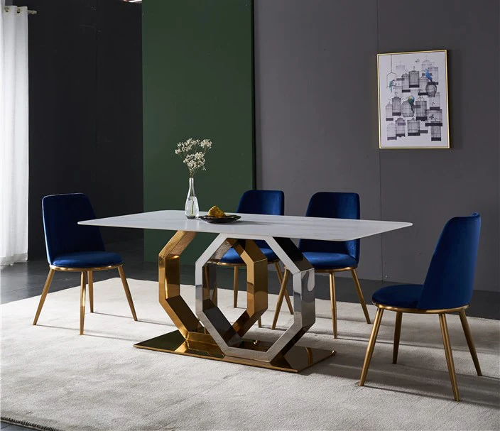 Emphasis Metal Dining Table With Chairs - Image 6