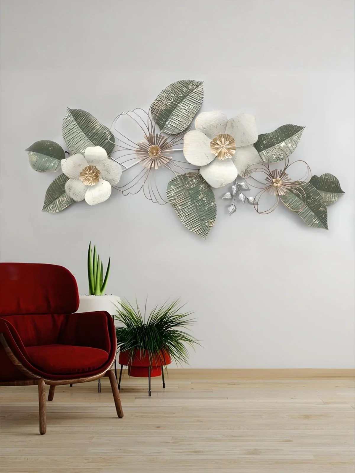 Floret Abstract Metal Wall Art