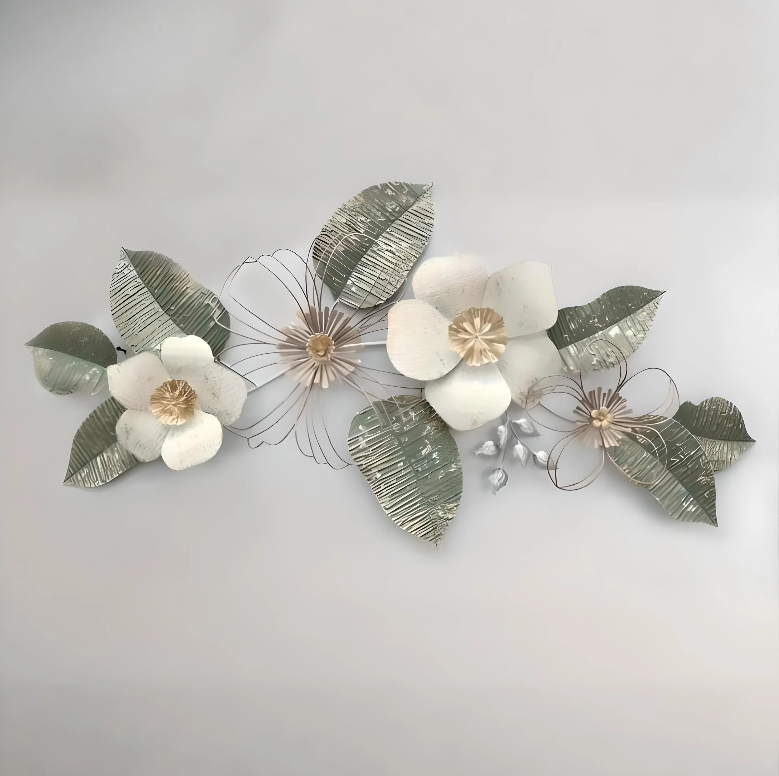 Floret Abstract Metal Wall Art - Image 2