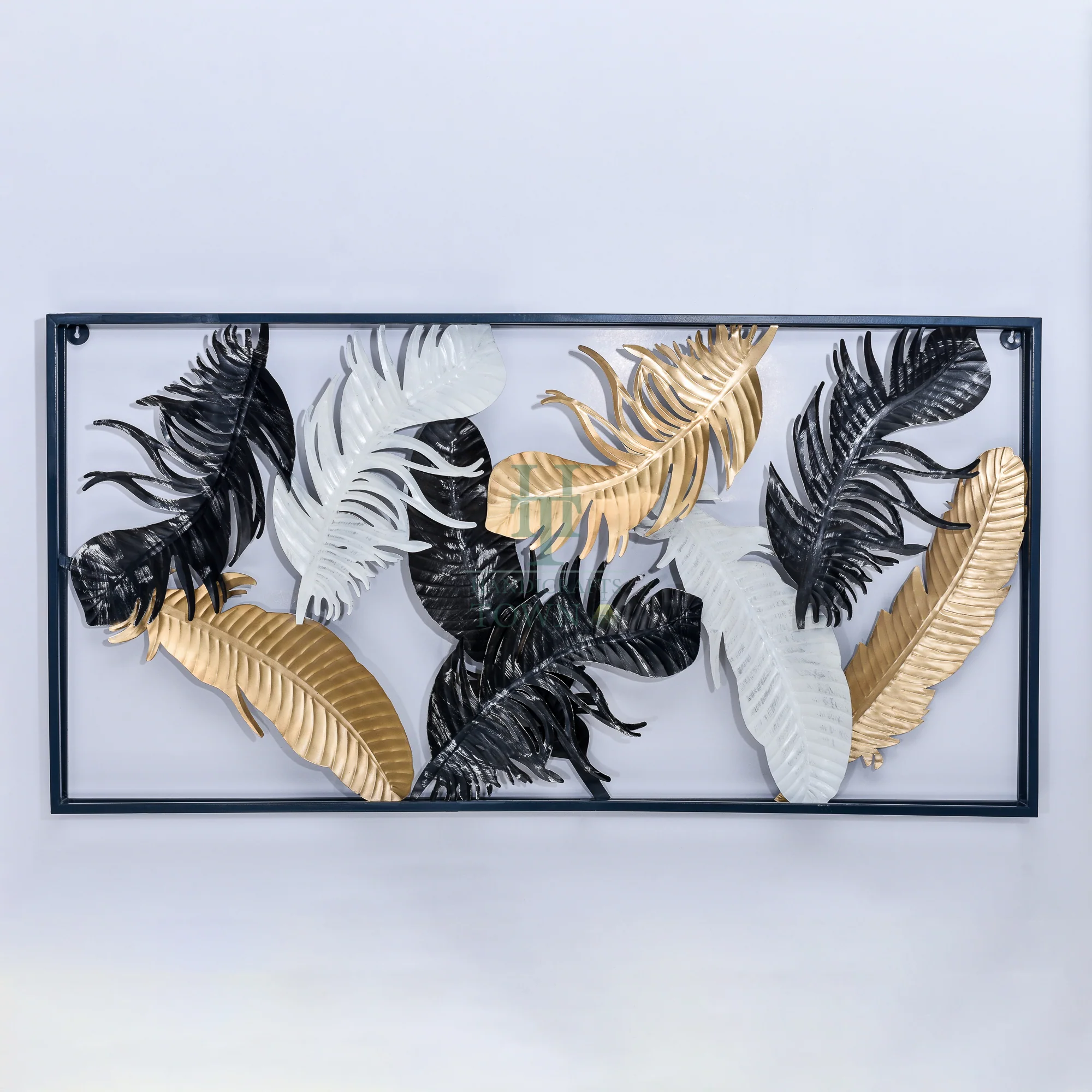 Metal Leaves Wall Frame - Image 4