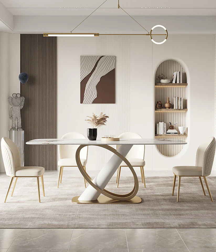 Opéra Metal Dining Table with Chairs