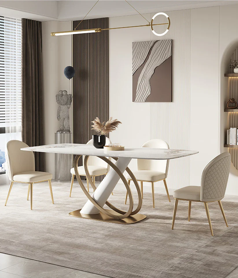 Opéra Metal Dining Table with Chairs - Image 2