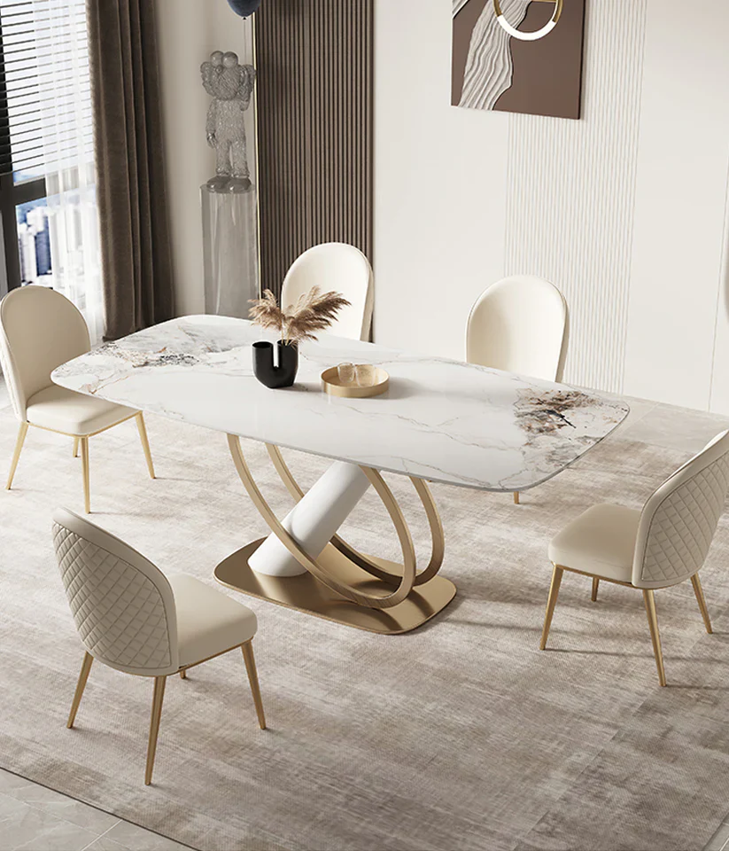 Opéra Metal Dining Table with Chairs - Image 3