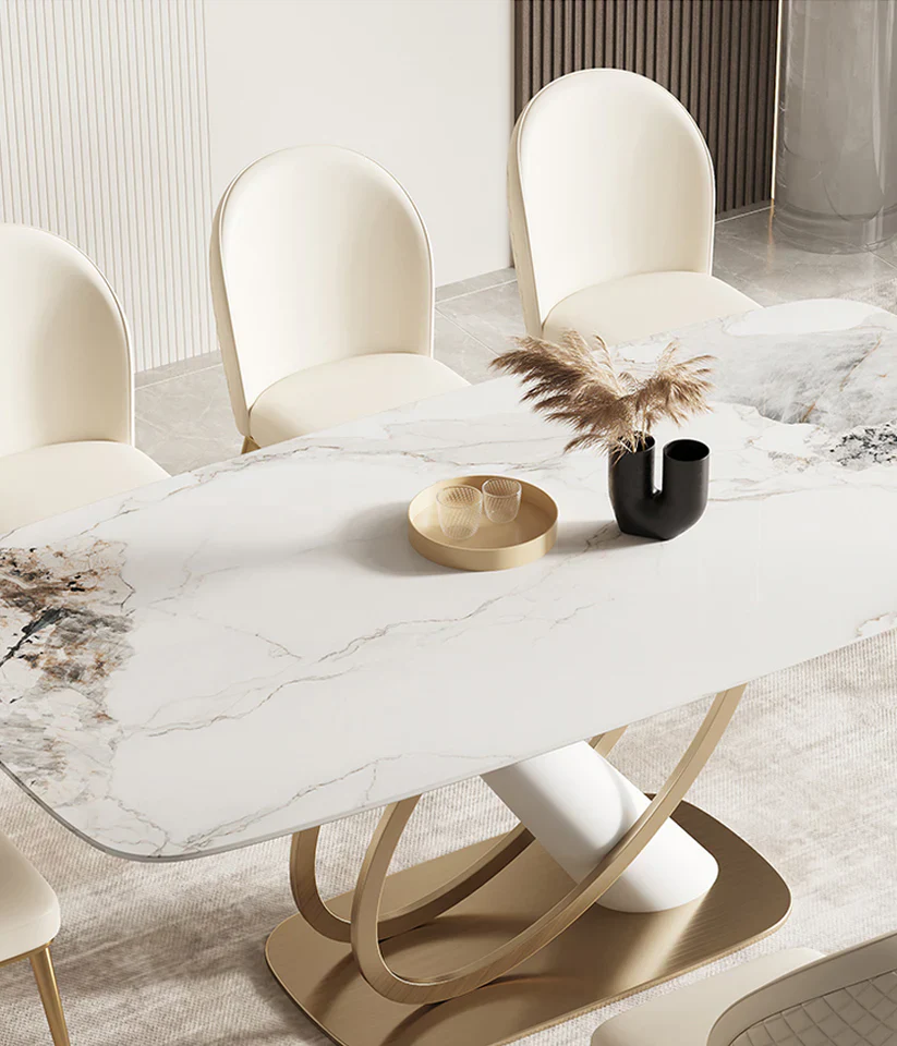 Opéra Metal Dining Table with Chairs - Image 4