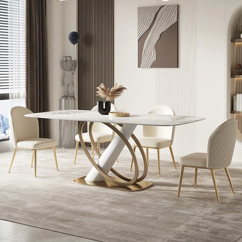 Opéra Metal Dining Table with Chairs - Image 5