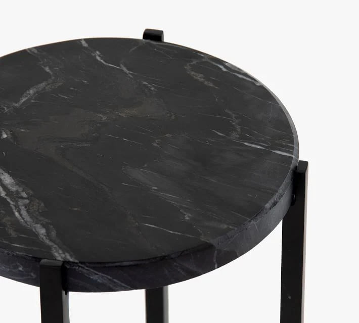 Round Marble Accent Table - Image 2