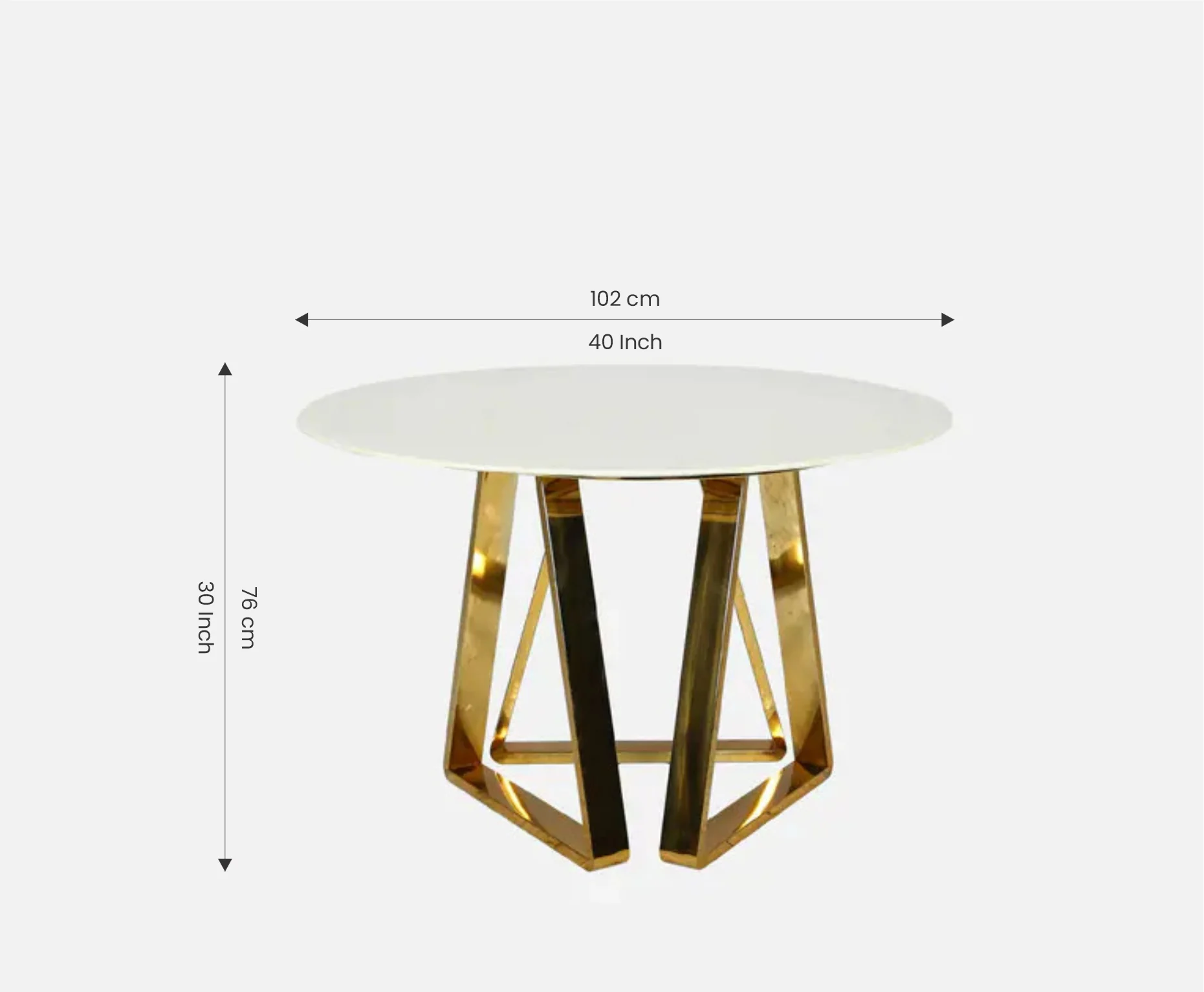 Round Marble Dining Table - Image 5