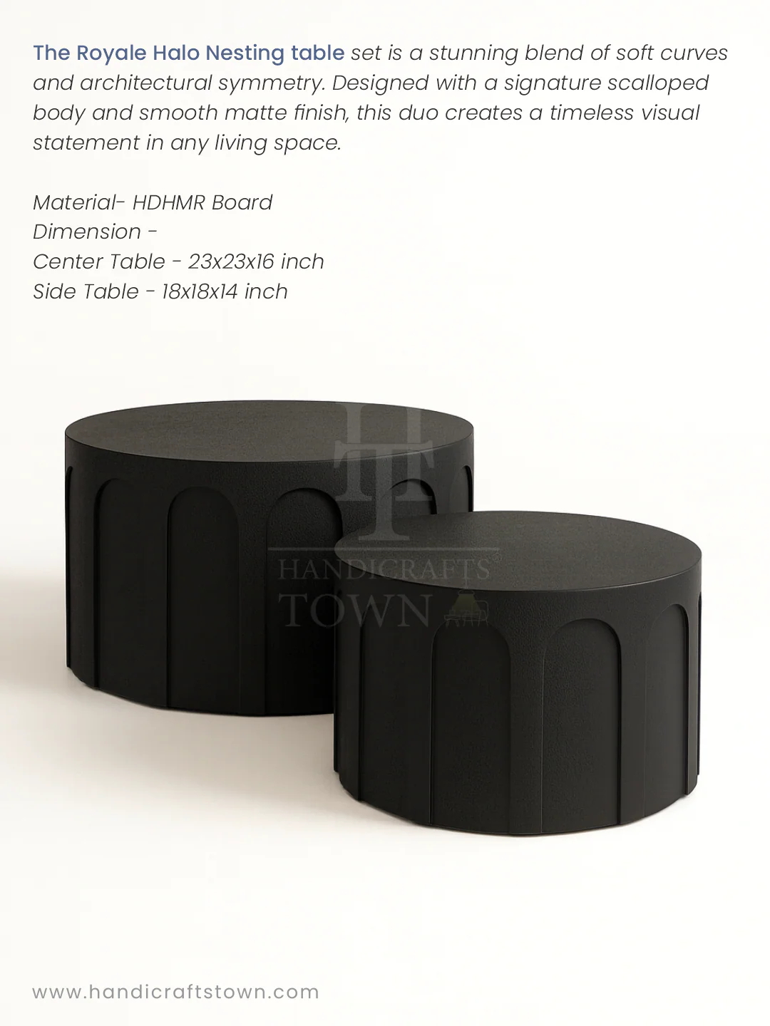 Royale Halo Nesting Table - Image 3