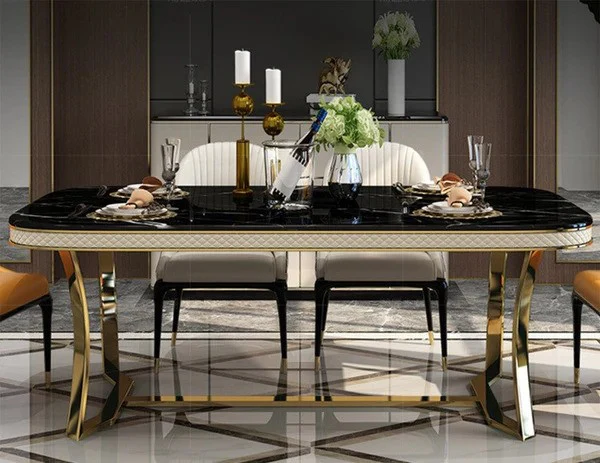 Royale Retreat Metal Dining Table With Chairs - Image 3