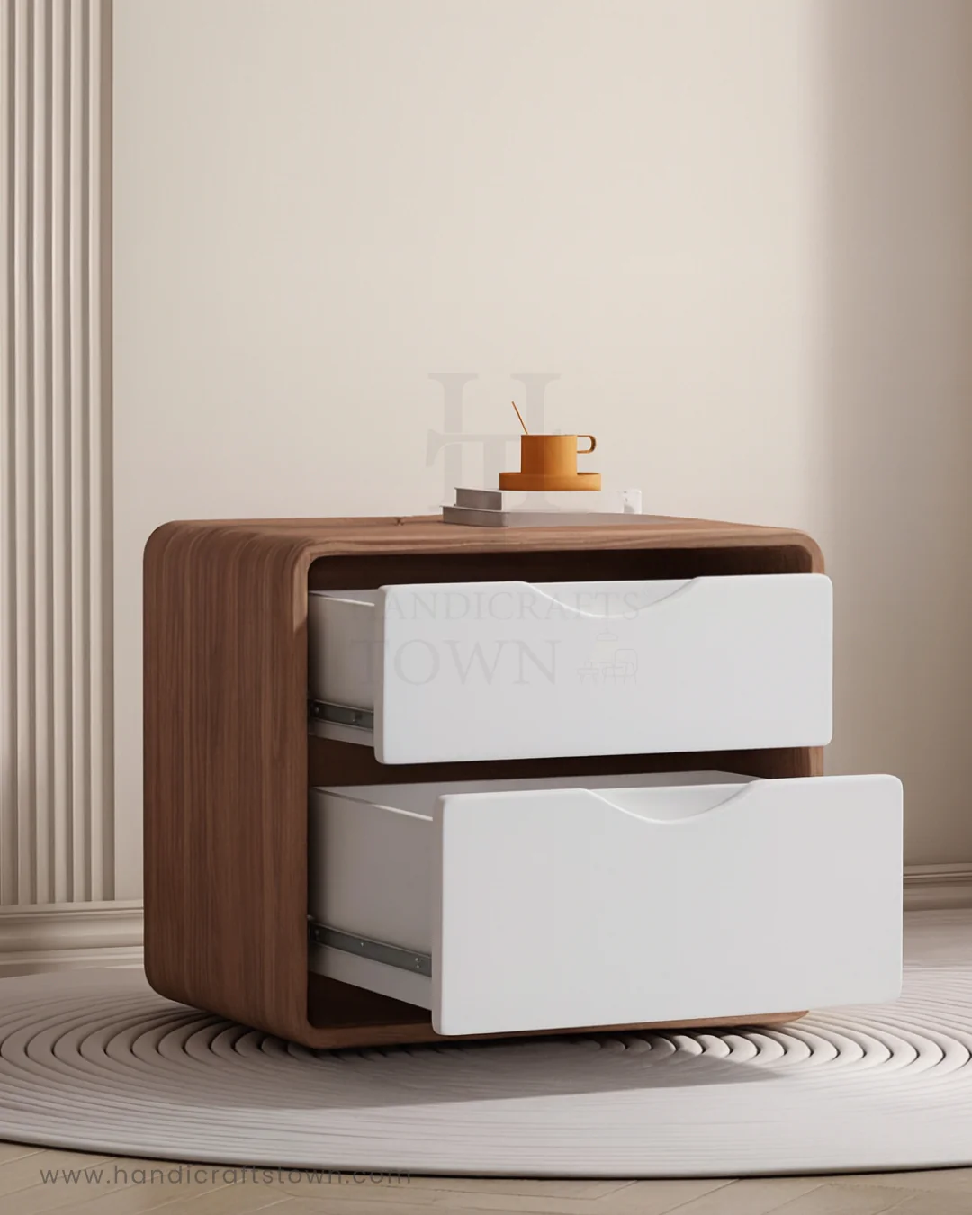 SoftEdge Duo Bedside Table - Image 2