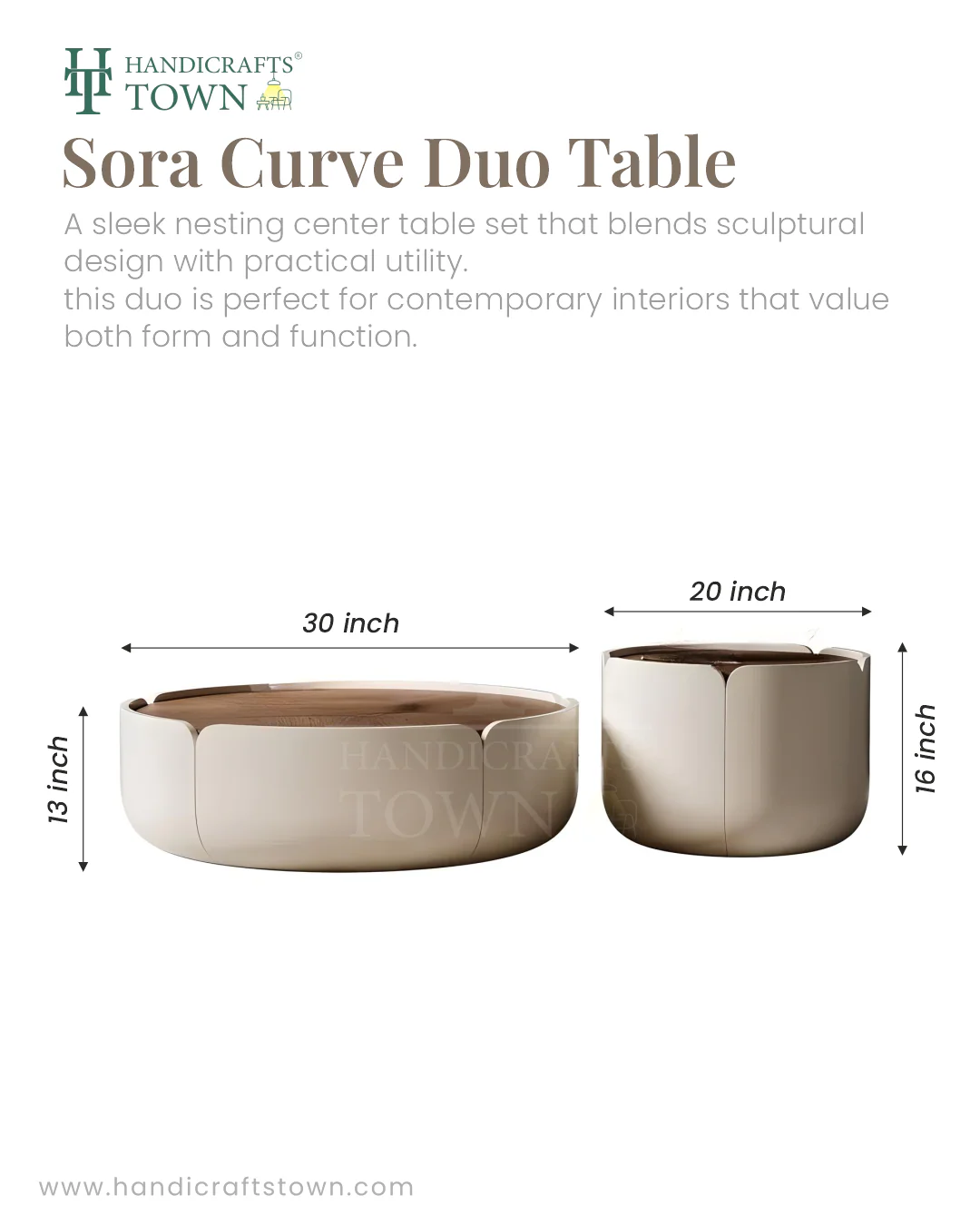 Sora Curve Duo Table - Image 4