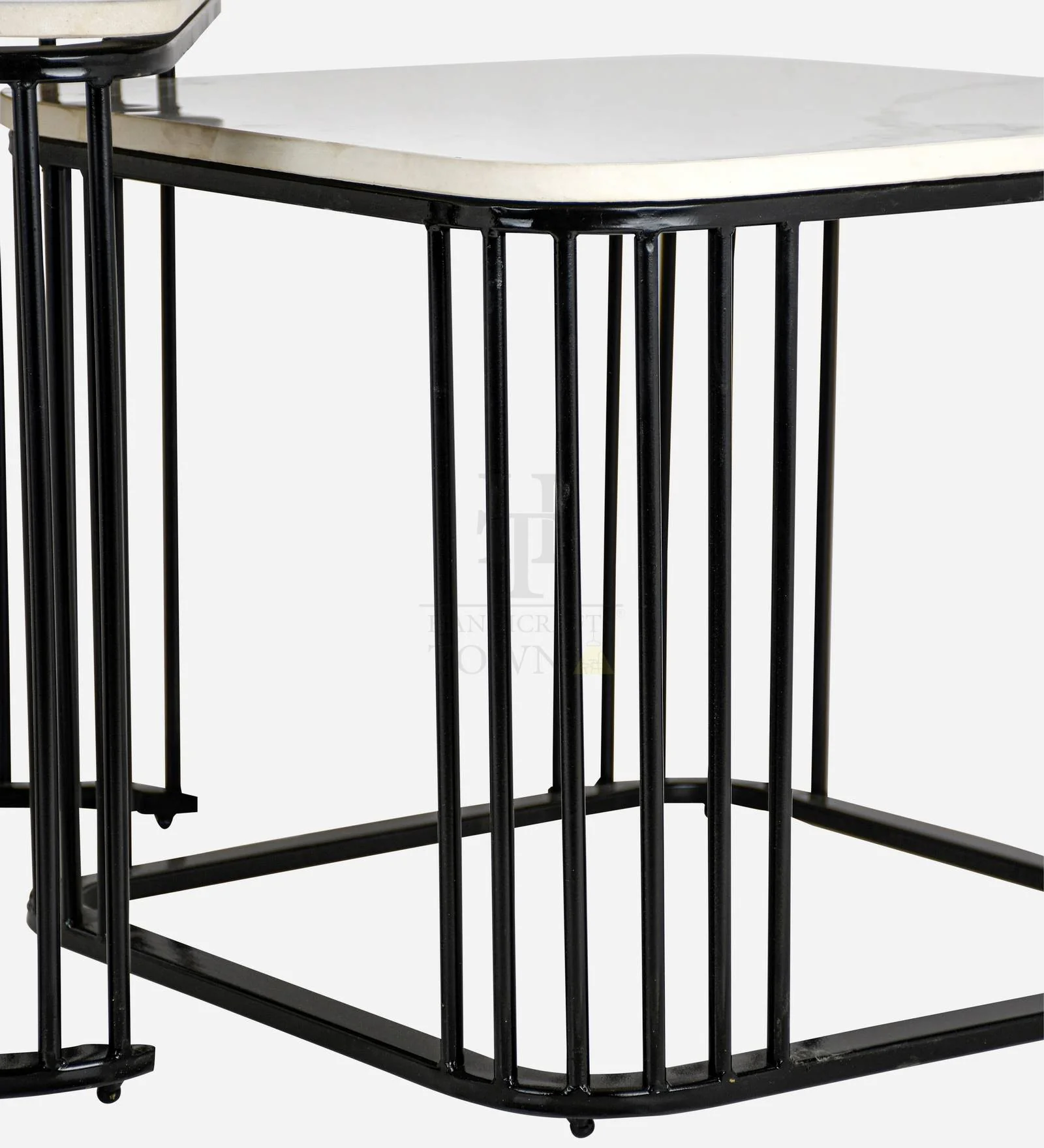 Square Frame Nesting Tables Black - Image 6