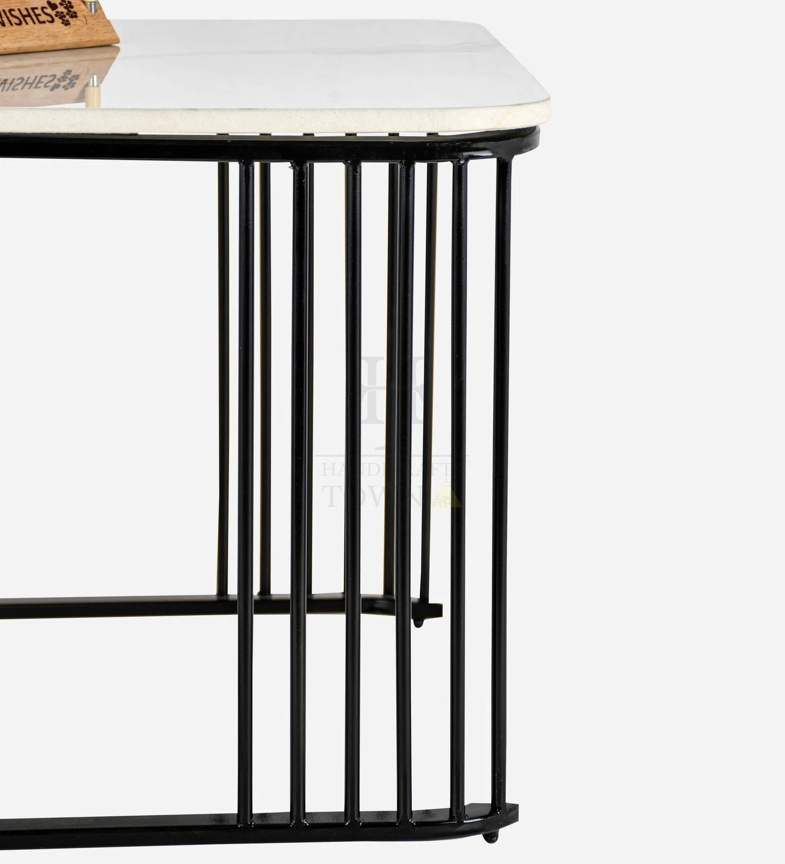 Square Frame Nesting Tables Black - Image 7