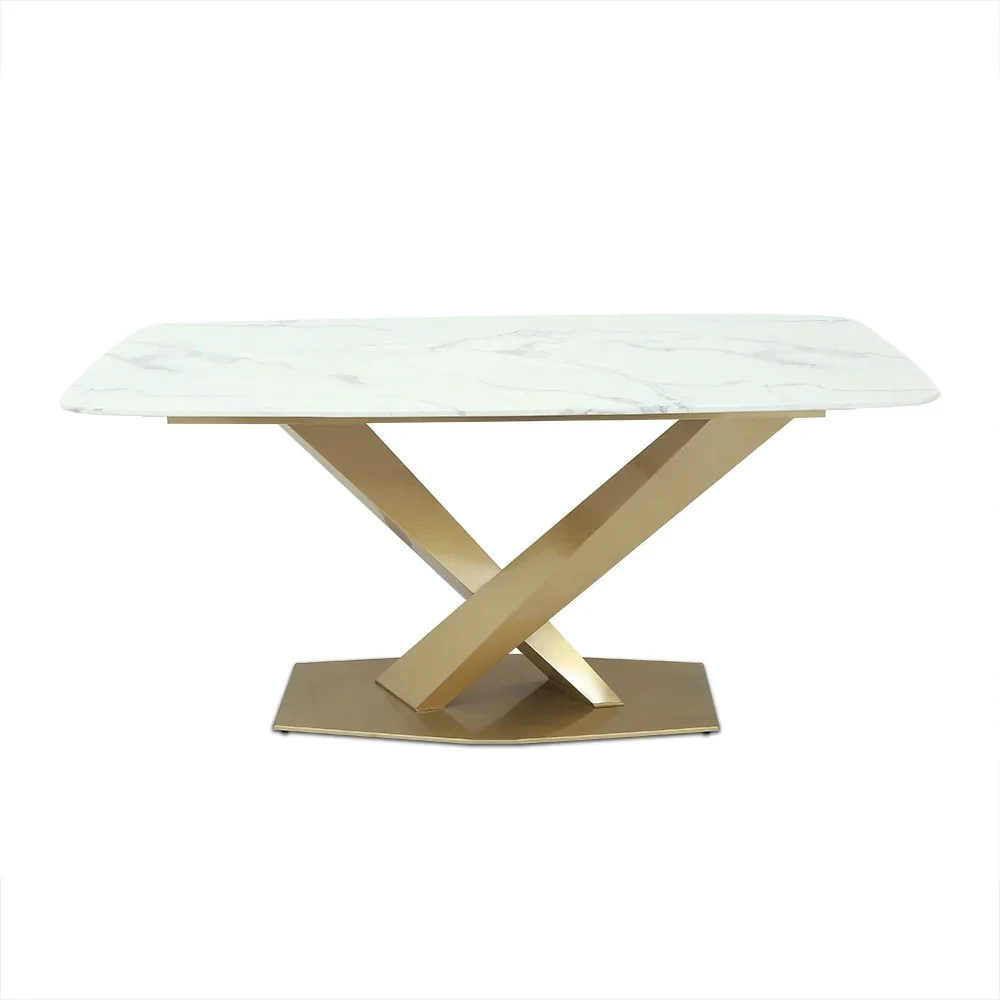 Stardust metal dining table with chairs - Image 3