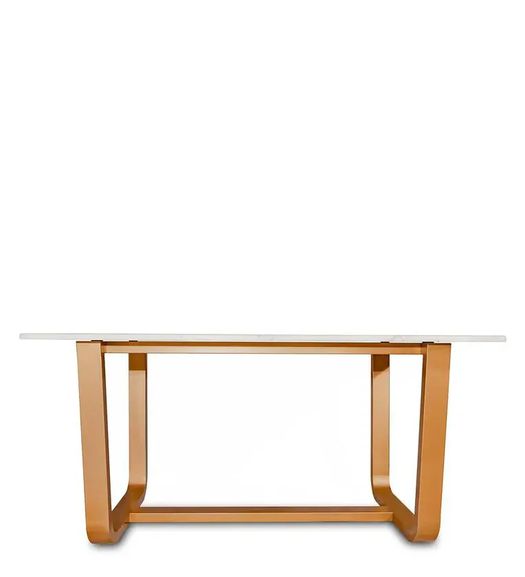 Stratus White Marble Dining Table - Image 3