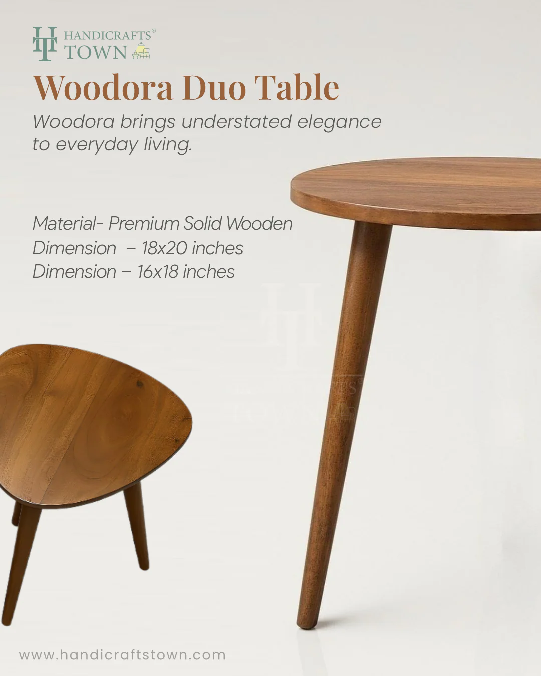 Woodora Duo Table - Image 4